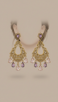 Antique Gold Statement Earrings